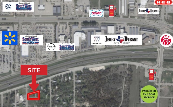 Pictures of Land property located at 203 Newell Drive, Hudson Oaks, TX 76087 for sales - image #1