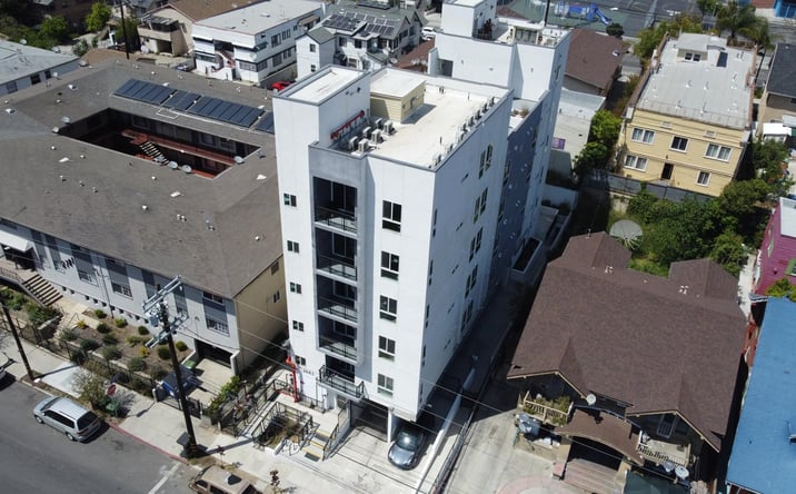 Pictures of Multifamily property located at 2683 San Marino St, Los Angeles, CA 90006 for sales - image #1