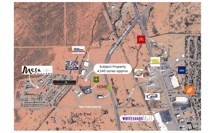 Pictures of Land property located at 3591 Mesa Village Dr, Alamogordo, NM 88310 for sales - image #1