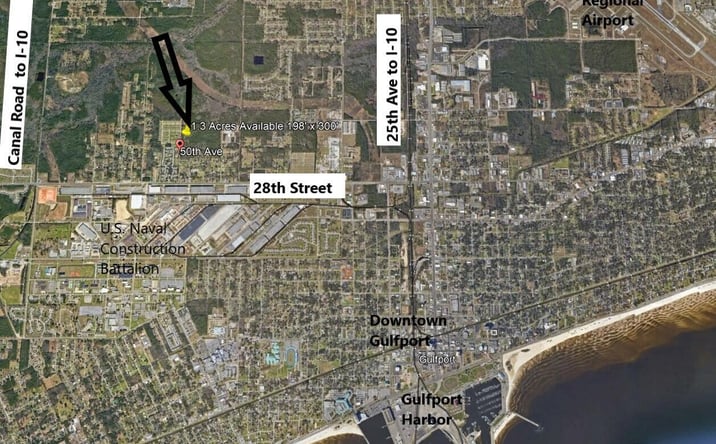 Pictures of Land property located at 50th Avenue, Gulfport, MS 39501 for sales - image #1