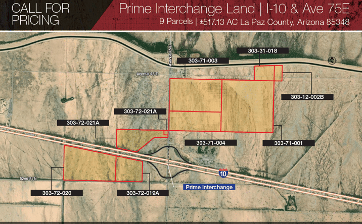 Pictures of Land property located at Avenue 75 E, La Paz, AZ 85348 for sales - image #1