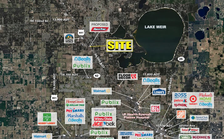 Pictures of Land property located at SEC of US 441 and Sunset Harbor Rd, Summerfield, FL 34491 for sales - image #1