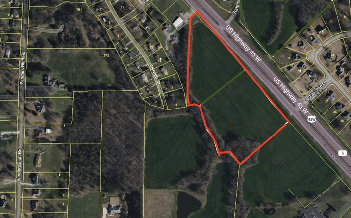 Pictures of Land property located at 000 45 Hwy Bypass, Three Way, TN 38343 for sales - image #1