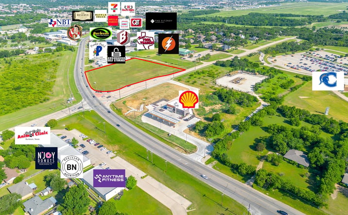 Pictures of Land, Retail, Self Storage property located at 735 E Renfro St, Burleson, TX 76028 for sales - image #1