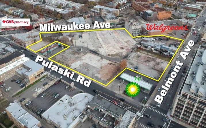 Pictures of Retail, Land property located at 3278 N Milwaukee Ave, Chicago, IL 60618 for sales - image #1