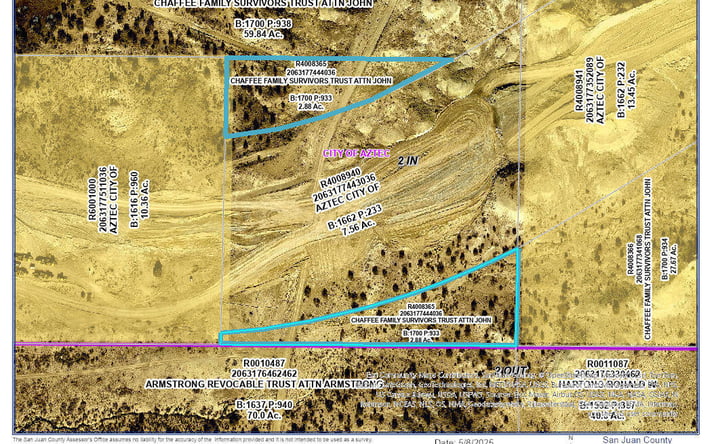 Pictures of Land property located at 62.92 AC US 550 Bypass, Aztec, NM 87410 for sales - image #1