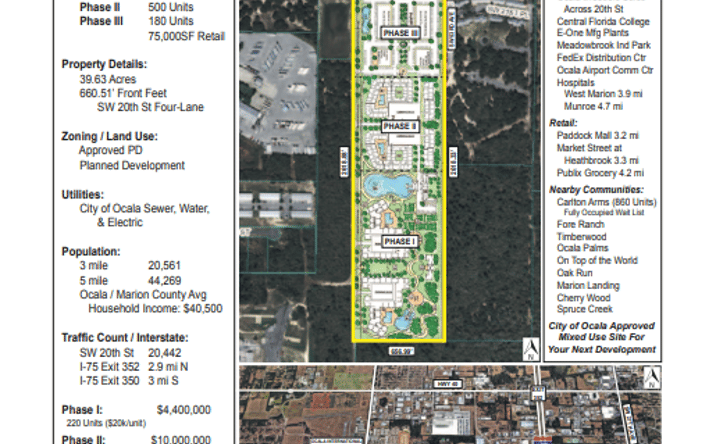 Pictures of Multifamily property located at 5300 SW 20th St, Ocala, FL 34474 for sales - image #1