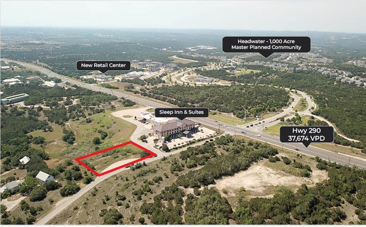 Pictures of Land property located at 2730 US-290, Dripping Springs, TX 78620 for sales - image #1