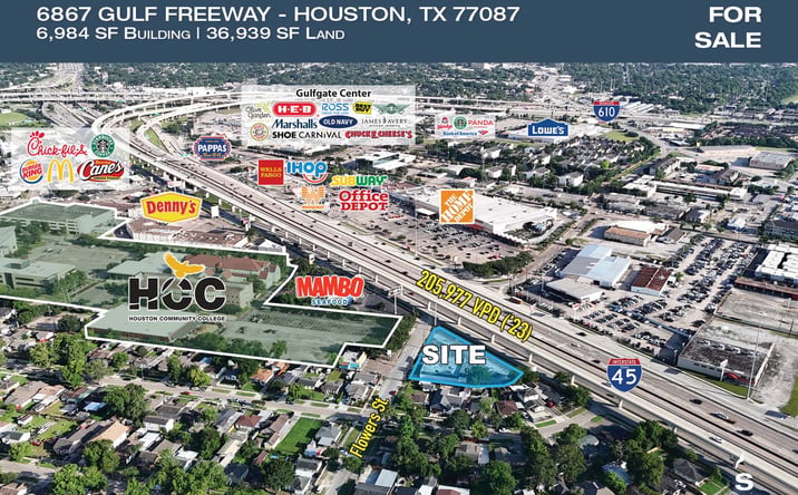 Pictures of Retail property located at 6867 Gulf Fwy, Houston, TX 77087 for sales - image #1