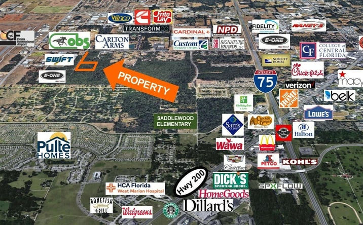 Pictures of Multifamily, Land property located at Multifamily Land For 360 Units, Ocala, FL 34474 for sales - image #1