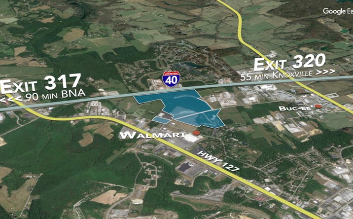 Pictures of Land property located at 1000 Interstate Dr, Crossville, TN 38555 for sales - image #1