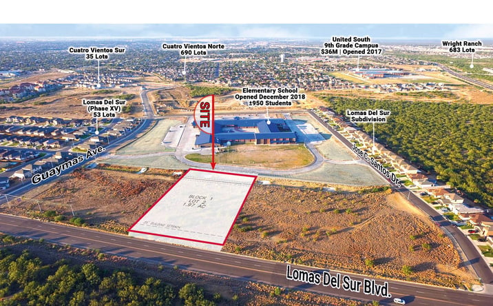 Pictures of Land property located at 3608 Lomas Del Sur Boulevard, Laredo, TX 78046 for sales - image #1