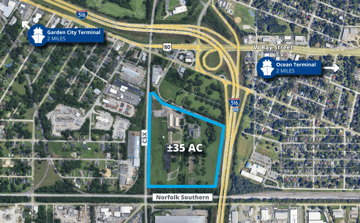 Pictures of Land property located at 204 Old W Lathrop Ave, Savannah, GA 31415 for sales - image #1