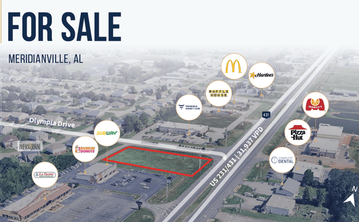 Pictures of Retail property located at 11805 US-431, Meridianville, AL 35759 for sales - image #1
