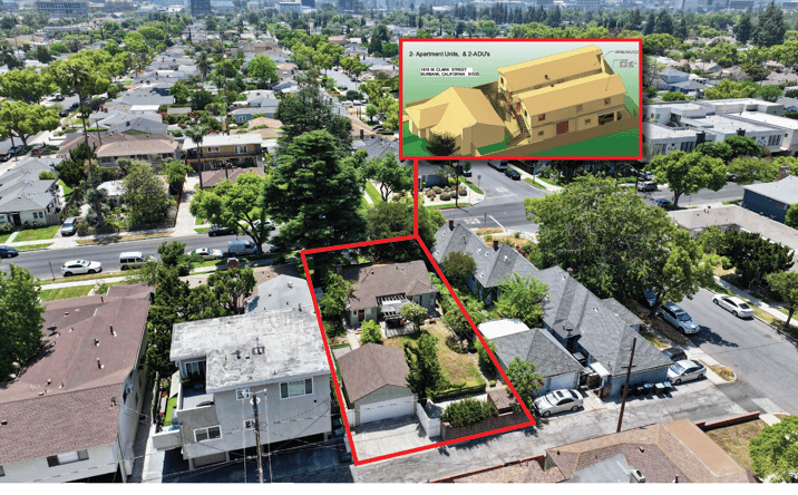 Pictures of Multifamily property located at 2615 W Clark Ave, Burbank, CA 91505 for sales - image #1