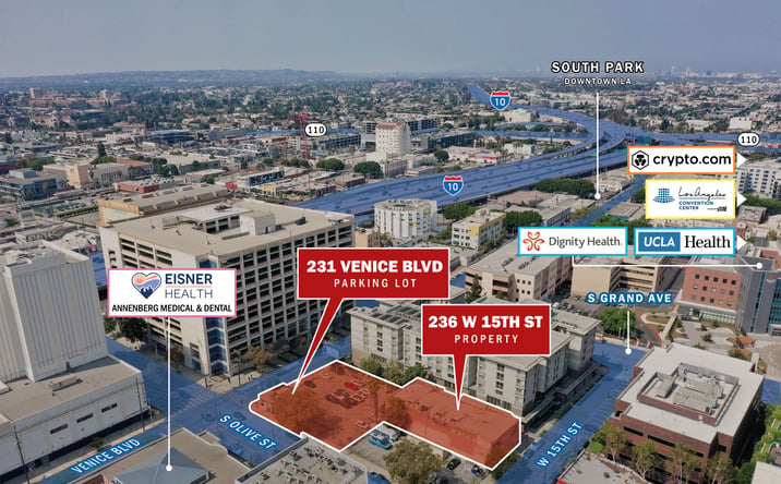 Pictures of Industrial, Land, Mixed Use, Office, Senior Living property located at 236 W 15th St, Los Angeles, CA 90015, 231 Venice Blvd, Los Angeles, CA 90015 for sales - image #1