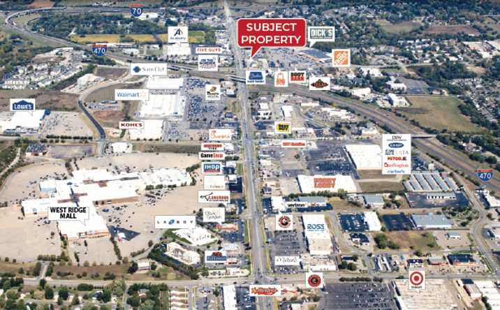 Pictures of Land, Retail property located at 1224 SW Wanamaker Road, Topeka, KS 66604 for sales - image #1
