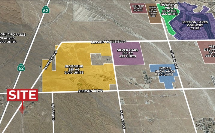 Pictures of Land property located at Worsley Rd & Gateway Blvd, Desert Hot Springs, CA 92240 for sales - image #1