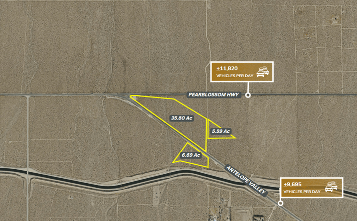 Pictures of Land property located at Hwy 138 & Hwy 18, llano, CA 93544 for sales - image #1