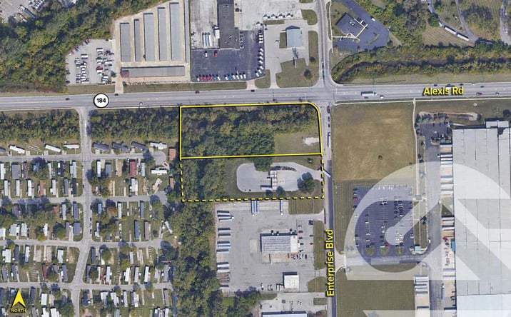 Pictures of Land property located at 5707 & 5727 Enterprise Blvd, Toledo, OH 43612 for sales - image #1
