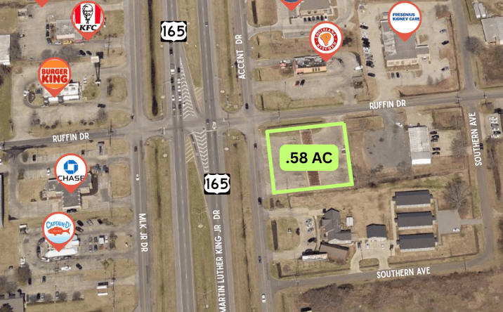 Pictures of Land property located at 1801 Martin Luther King Jr Dr, Monroe, LA 71202 for sales - image #1
