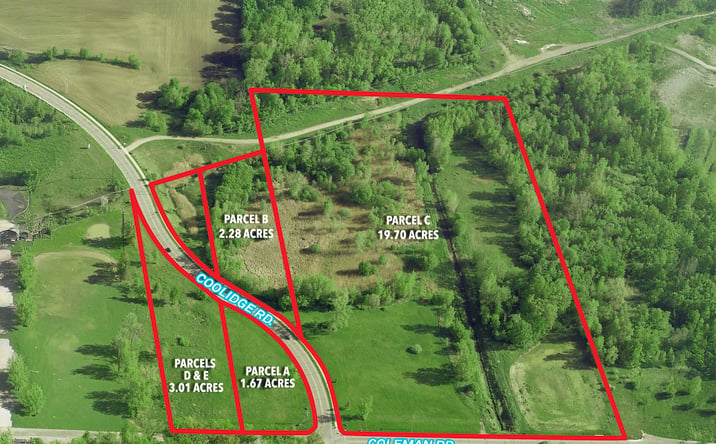 Pictures of Land, Mixed Use, Office property located at Coolidge & Coleman Roads, East Lansing, MI 48823 for sales - image #1