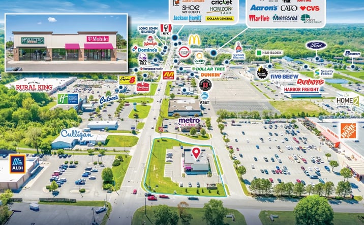 Pictures of Retail property located at 4124 E Market St, Logansport, IN 46947 for sales - image #1