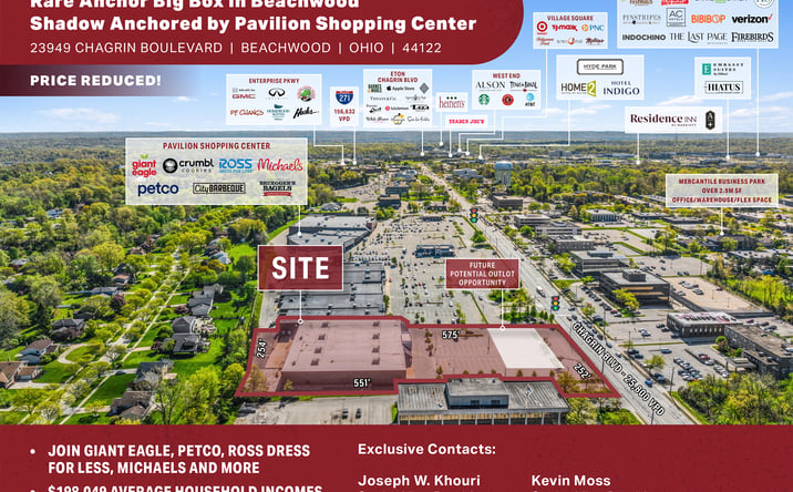 Pictures of Land, Multifamily, Retail, Mixed Use, Office property located at 23949 Chagrin Blvd, Beachwood, OH 44122 for sales - image #1