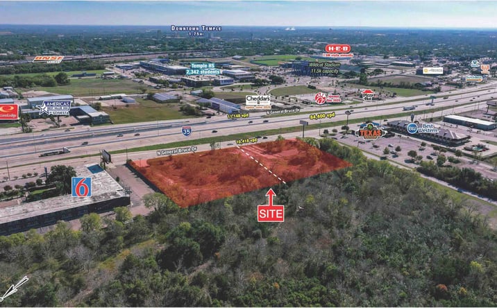Pictures of Land property located at 720 North General Bruce Drive, Temple, TX 76504 for sales - image #1