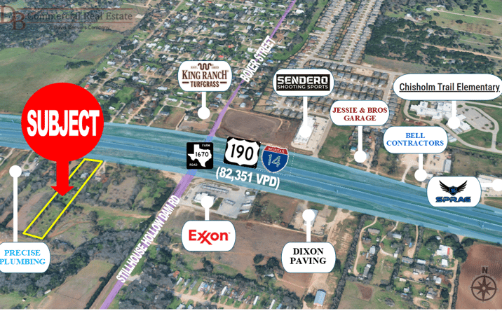 Pictures of Land property located at 3825 W US Hwy 190 Service Rd, Belton, TX 76513 for sales - image #1