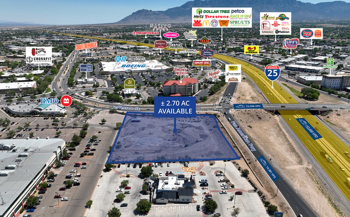 Pictures of Land property located at 5401 Pan American Fwy NE, Albuquerque, NM 87109 for sales - image #1