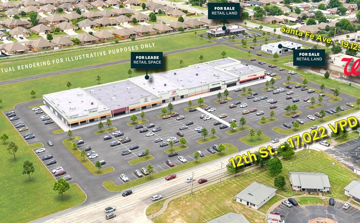 Pictures of Retail, Land property located at NWC of NW 12th St & Santa Fe Ave, Oklahoma City, OK 73160 for sales - image #1