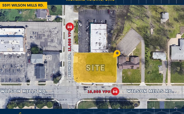 Pictures of Land property located at 5591 Wilson Mills Rd, Highland Heights, OH 44143 for sales - image #1