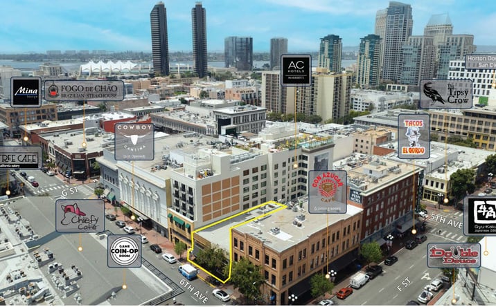 Pictures of Mixed Use, Retail property located at 748 Sixth Ave, San Diego, CA 92101 for sales - image #1