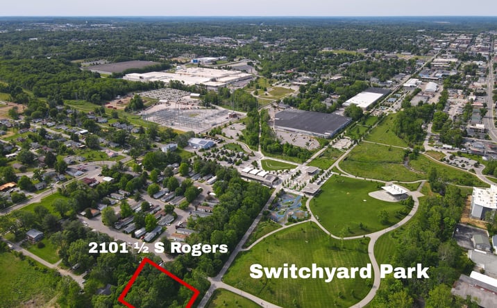 Pictures of Land property located at 2101 1/2 South Rogers Street, Bloomington, IN 47403, 2101 1/2 S. Rogers St, Bloomington, IN 47403 for sales - image #1