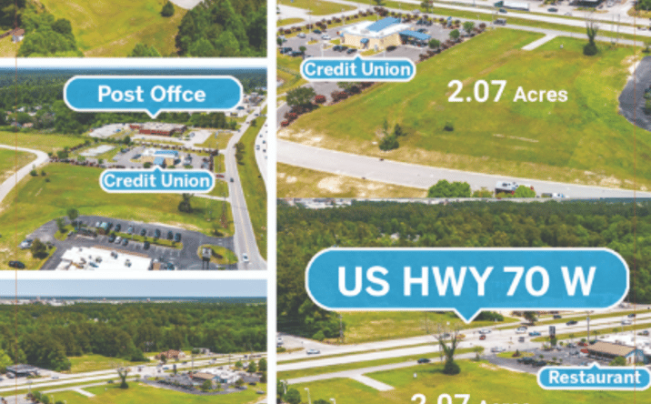 Pictures of Land property located at 121 U.S. Hwy 70 W, Havelock, NC 28532 for sales - image #1