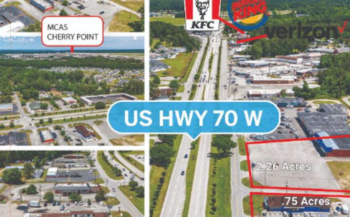 Pictures of Retail property located at 349 , 403 and 405 W Main Street, Havelock, NC 28532 for sales - image #1