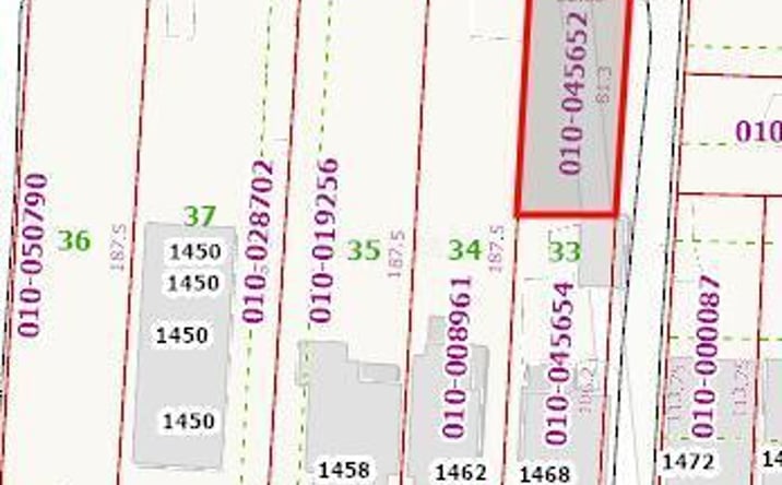 Pictures of Land property located at 1468 E Fulton Street, Columbus, OH 43205 for sales - image #1
