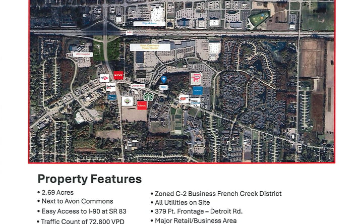Pictures of Land property located at 35800 Detroit Road, Avon, OH 44011 for sales - image #1