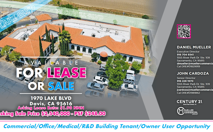 Pictures of Office property located at 1970 Lake Blvd, Davis, CA 95616 for sales - image #1