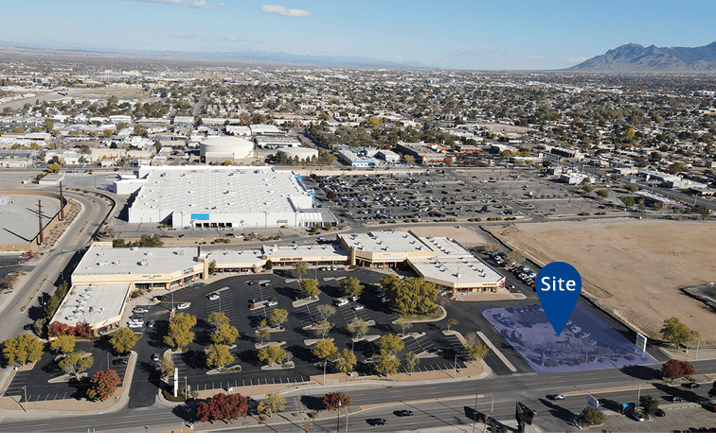 Pictures of Land, Retail property located at 3301 Menaul Blvd NE, Albuquerque, NM 87107 for sales - image #1