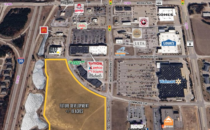 Pictures of Land property located at Interstate 39 & HIghway HH, Plover, WI 54467 for sales - image #1