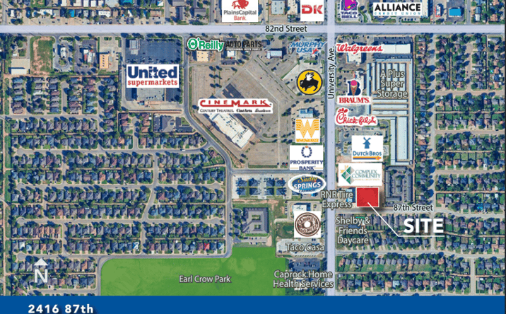 Pictures of Land property located at 2416 87th St, Lubbock, TX 79423 for sales - image #1