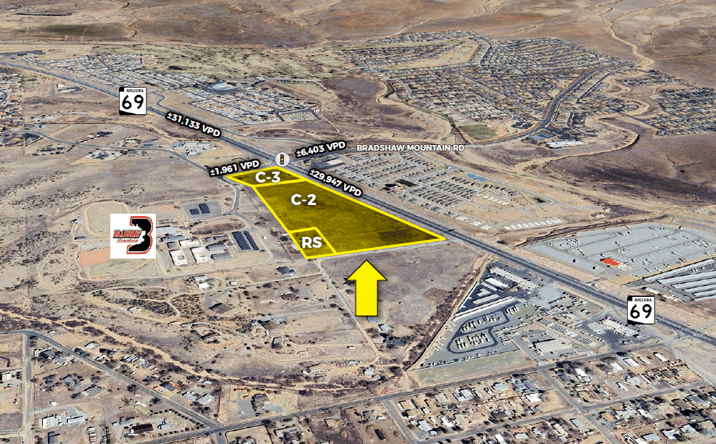 Pictures of Retail property located at SR 69 & Bradshaw Mountain Rd, Prescott Valley, AZ 86314 for sales - image #1