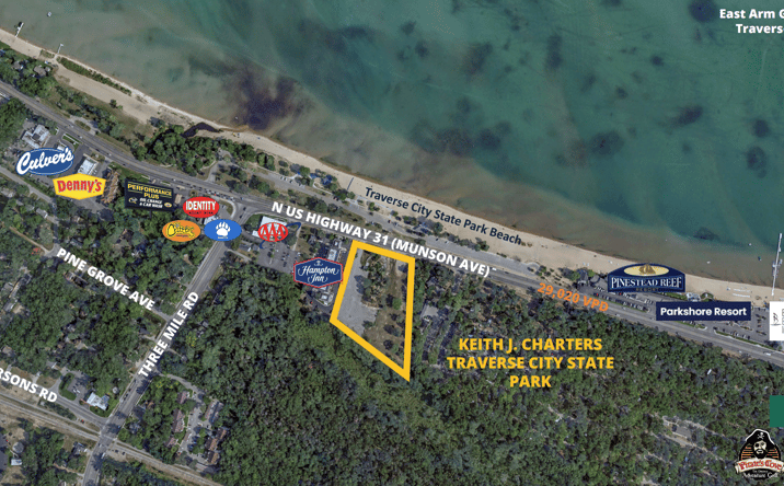 Pictures of Retail, Multifamily, Office, Hospitality, Mixed Use, Land property located at 1050 North Us Highway 31, Traverse City, MI 49685 for sales - image #1