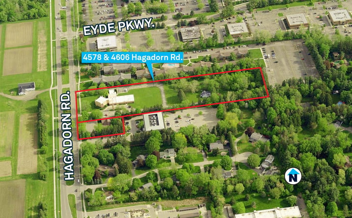 Pictures of Land property located at 4578 & 4606 Hagadorn Rd, East Lansing, MI 48823 for sales - image #1