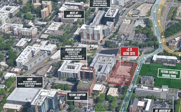 Pictures of Land, Mixed Use property located at 310 & 318 W Jones St, Raleigh, NC 27603 for sales - image #1