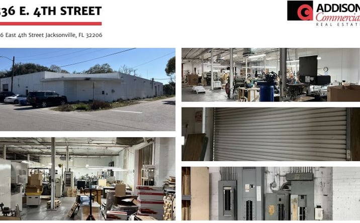 Pictures of Office, Industrial property located at 536 E 4th St, Jacksonville, FL 32206 for sales - image #1