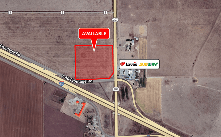 Pictures of Land property located at I-40 & Hwy 207, Panhandle, TX 79068 for sales - image #1