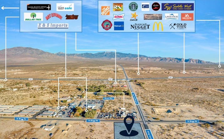 Pictures of Land property located at 30 W Mesquite Ave, Pahrump, NV 89060 for sales - image #1